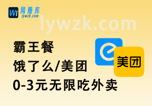 霸王餐_elm/美团_0-3元无限吃外卖-林伊网赚库