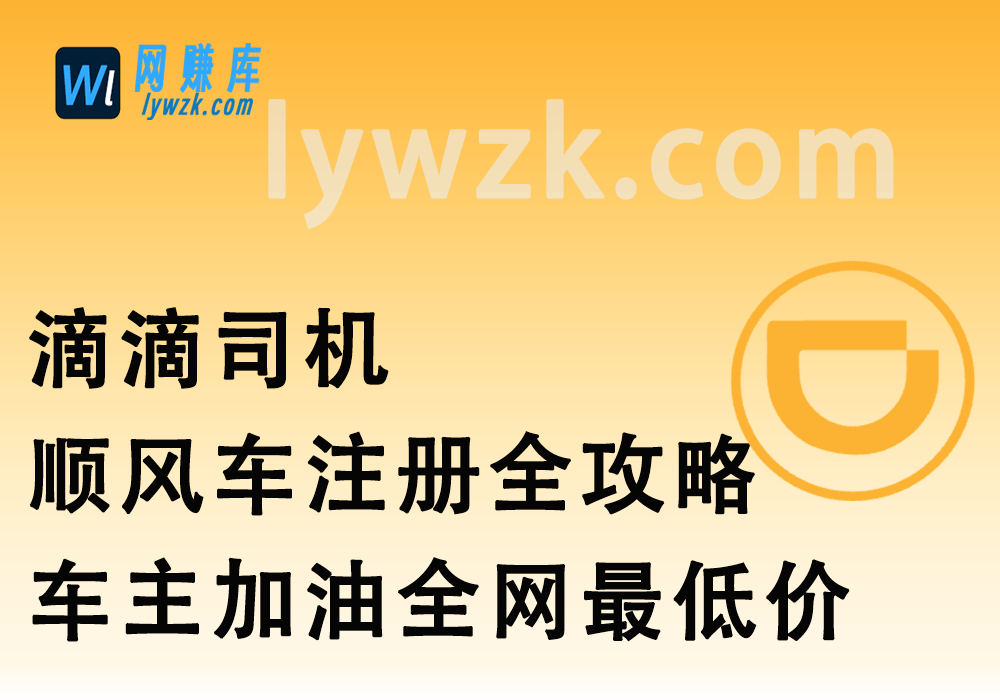 滴滴司机/顺风车注册【全攻略】_车主加油全网最省钱~-林伊网赚库