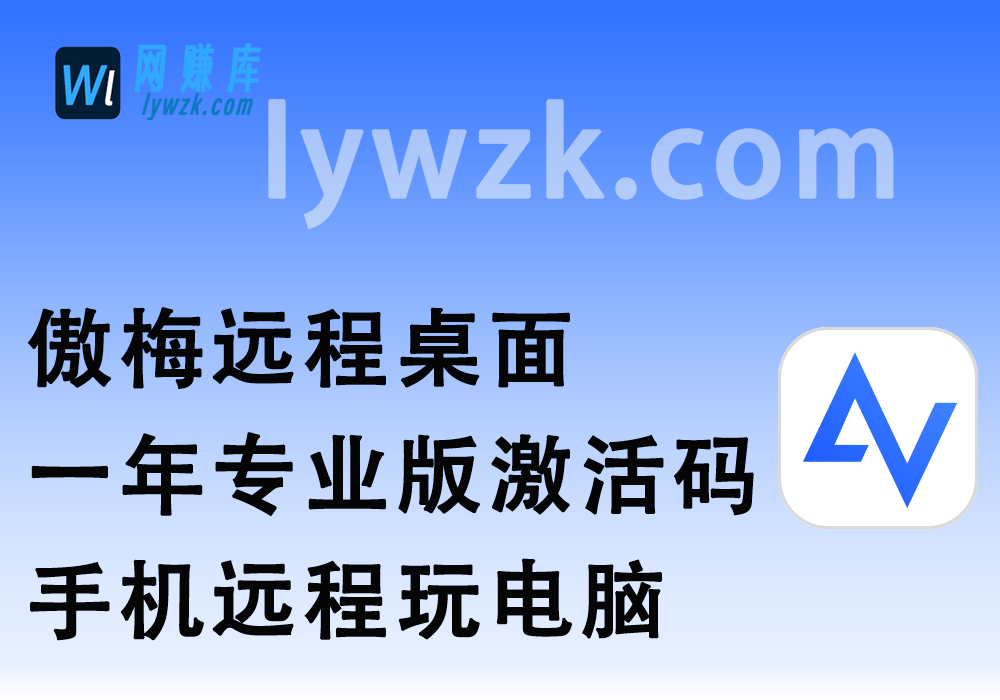 傲梅远程桌面_一年专业版激活码_手机远程玩电脑-林伊网赚库